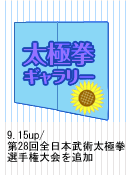 太極拳ギャラリー:1.21up/第3回世界ジュニア武術選手権大会、追加!