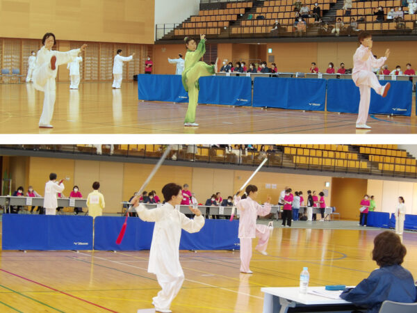 シルバー世代の選手たちが活き活きと演武
