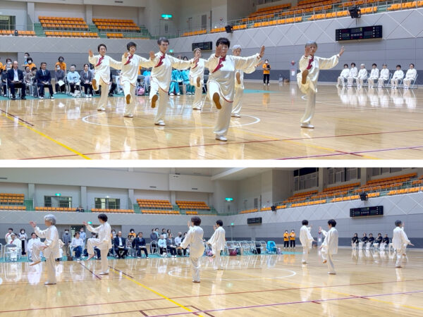 第１位の鳳翔チーム（上）、第２位の本宮まゆみチーム（下）