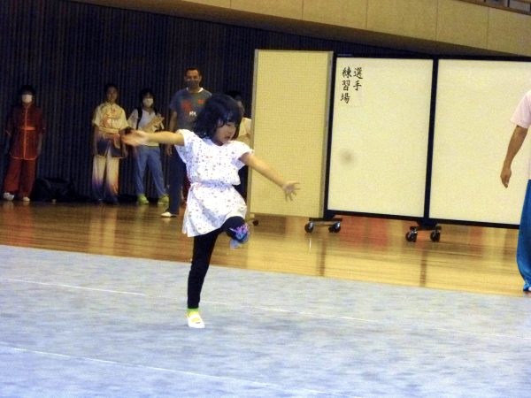 幼児の部で優勝した中野ひなた選手（牧之原市）