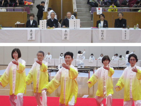 ７歳から88歳までの選手が日頃の練習成果を発揮