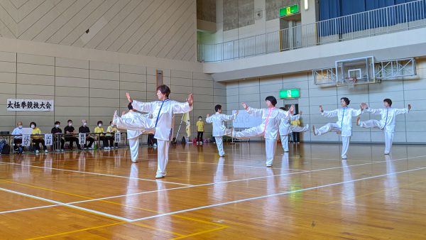 ねんりんピック出場が決まった太極雲クラブの演武