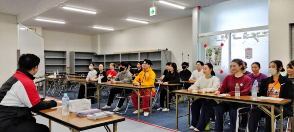 中田光紀コーチを講師にアンチ・ドーピング講習等を実施
