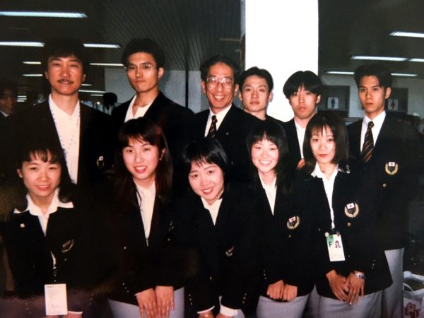 1997年東アジア大会（釜山）の空港にて