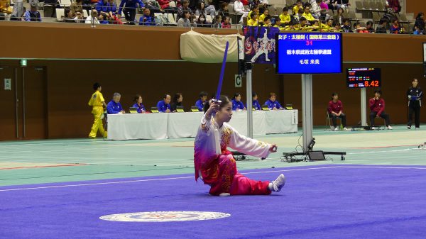 JOCカップを獲得した 毛塚来美選手