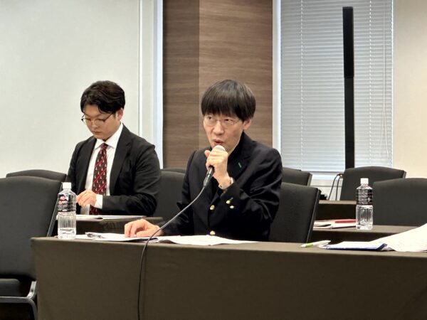 友崎敦技能検定委員会委員長から説明がなされた