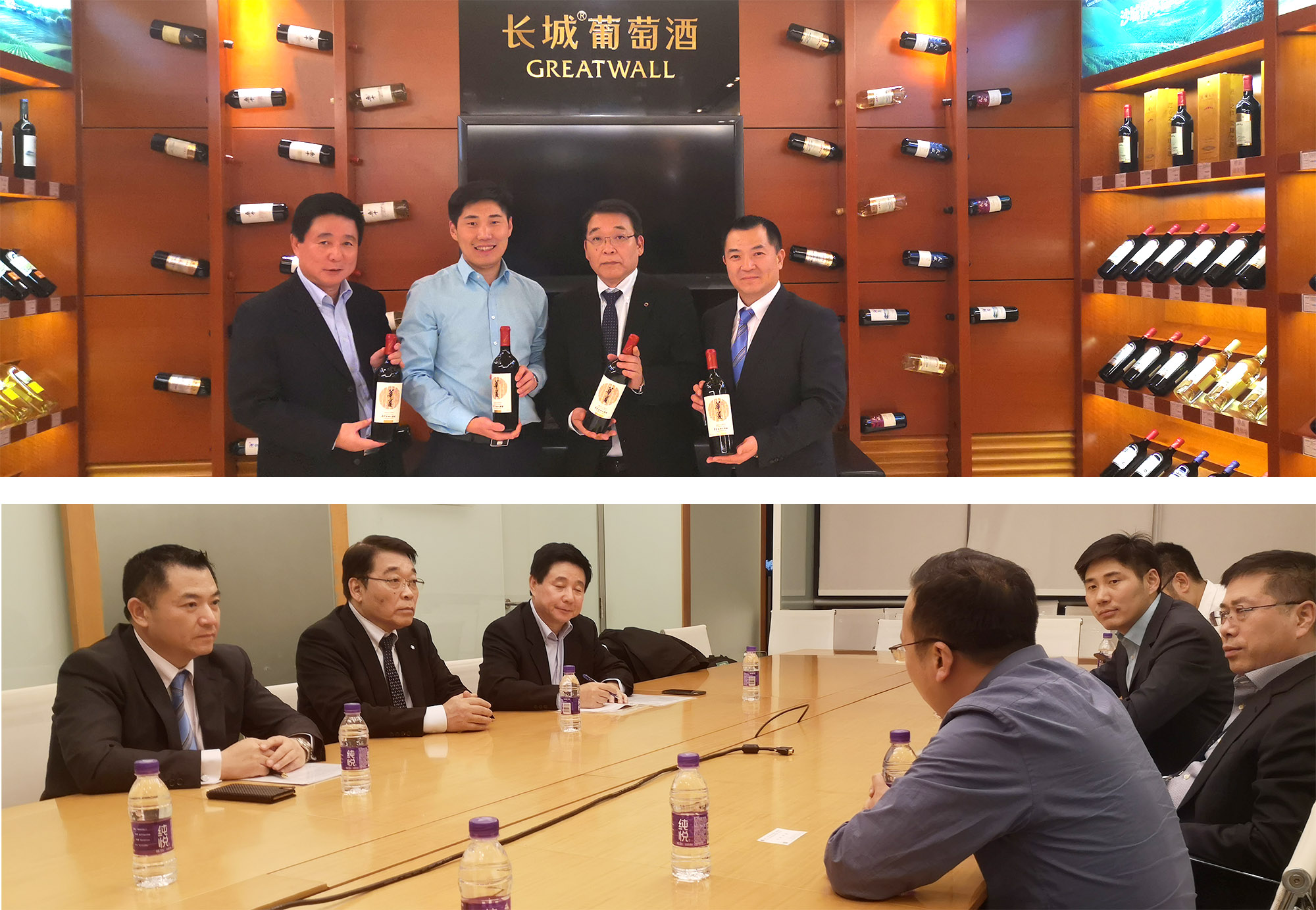 話し合いの他、ワインセラーなども案内いただいた