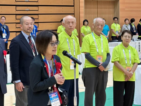 来年の開催地から宮崎連盟・原世津理事長のご挨拶
