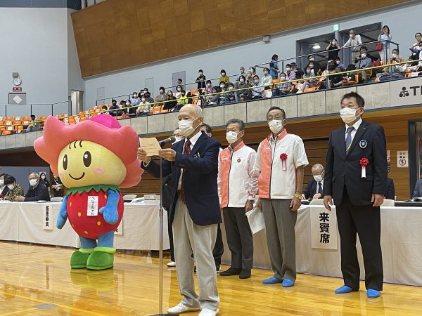 高山守夫栃木県連盟会長代行による開会宣言