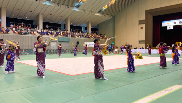 黒滝神社の奉納の踊りである、おれん踊り