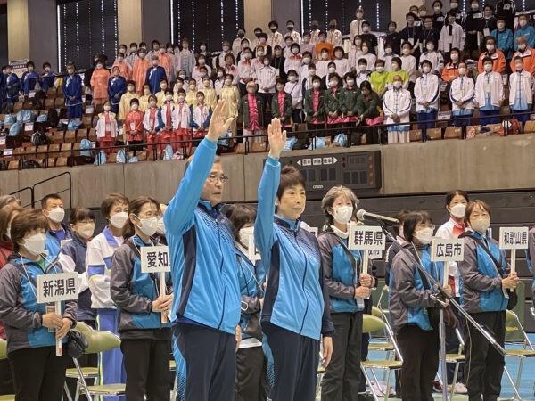 選手宣誓を行う神奈川県代表選手