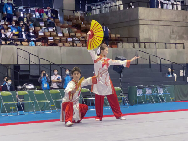 市来崎大祐さん、市来崎直子さんによる特別演武