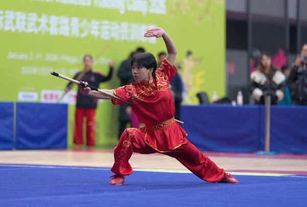 試合形式による全套演武（白川奏那選手）