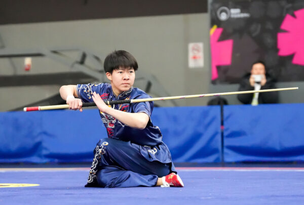 試合形式による全套演武（加藤元気選手）
