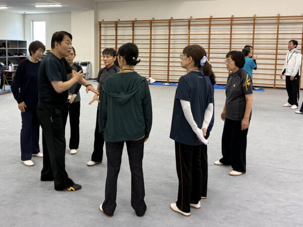 推手実技研修の様子①