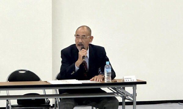 役員選任の提案を行う役員候補選考委員会・宮本知次委員