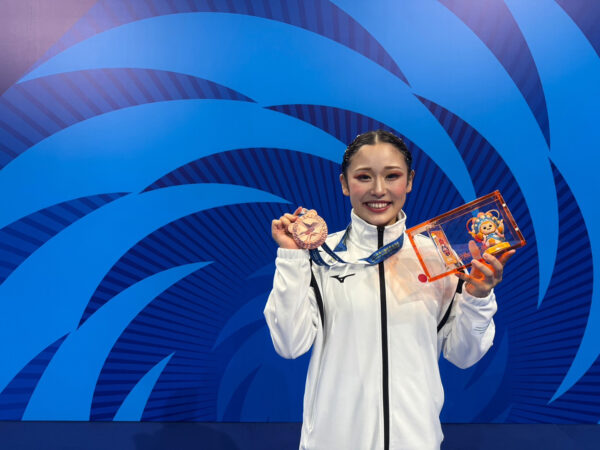 銅メダルを獲得した貴田菜ノ花選手