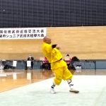 島田貴行選手による酔拳の演武