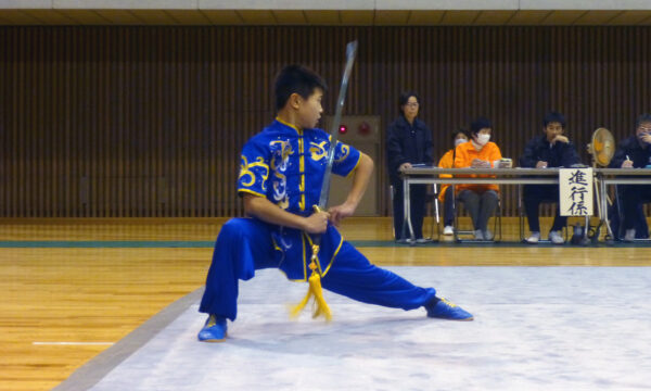 男子長拳Ｂ短器械　１位　石橋聡祐（静岡県）