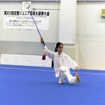 胡美羽選手の国際第三套路太極剣の演武