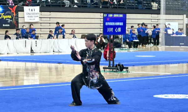 白熱した演武に多くの観客が息を吞む
