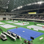 「東京体育館」外観（2023年の全日本大会時）