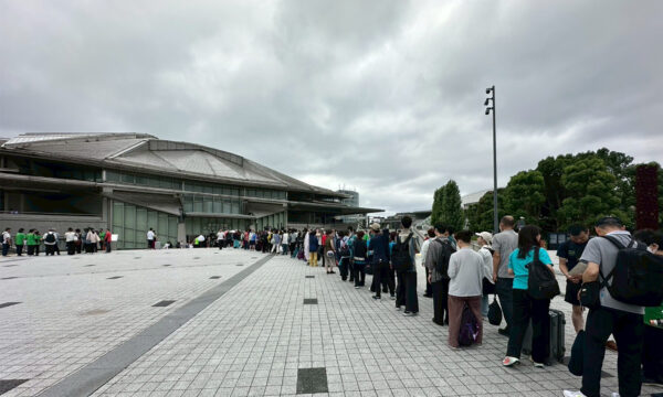 東京体育館には多くの観客にご来場いただいた