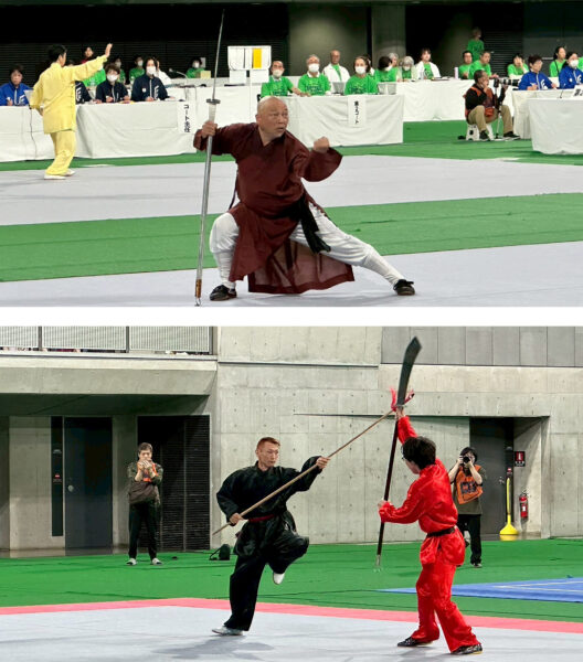 迫力ある伝統器械の演武