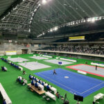 「東京体育館」の様子（2025年の全日本大会時）